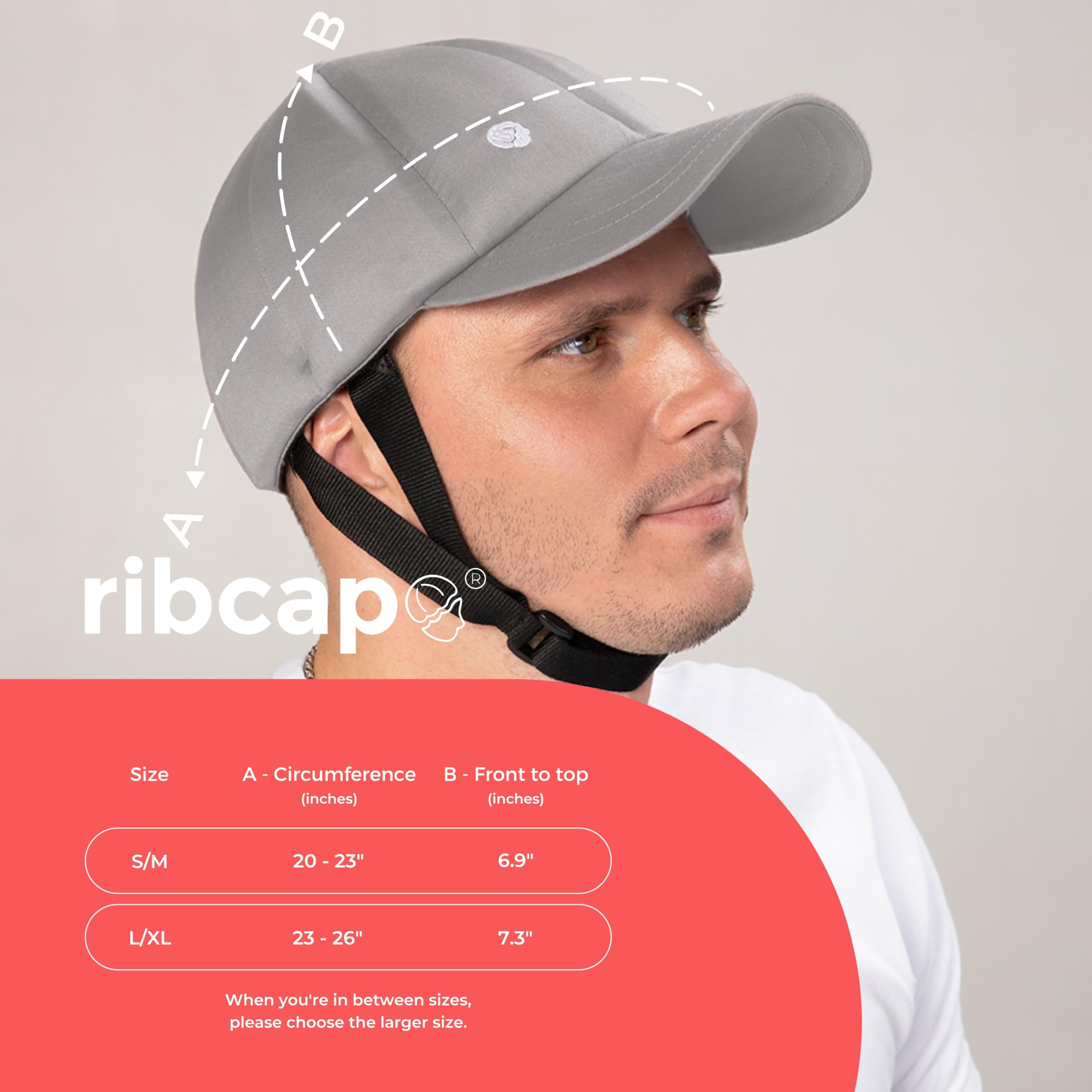 Amazon.co.jp: Ribcap ベースボールキャップ 医療グレード 保護